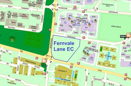 Fernvale Lane EC Location Map 2