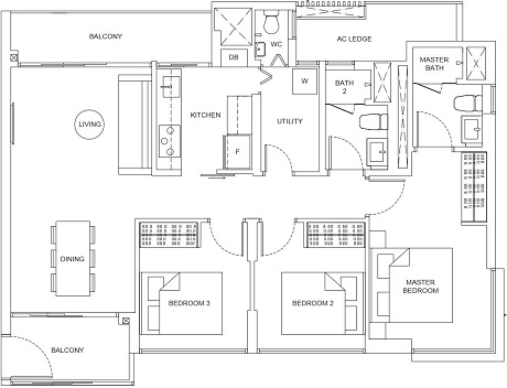 The Criterion EC Floor Plan at Yishun by CDL