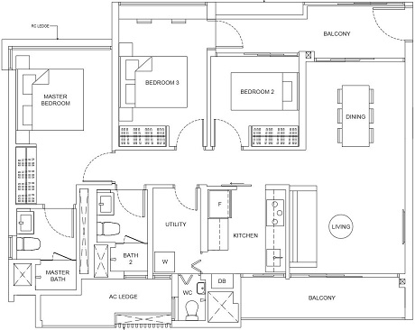 The Criterion EC Floor Plan at Yishun by CDL