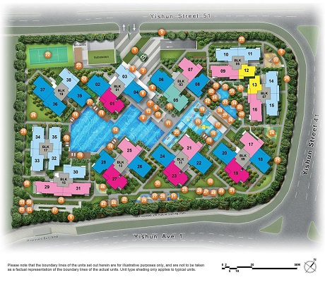 The Criterion EC Site Plan at Yishun near to Orchid Country Club
